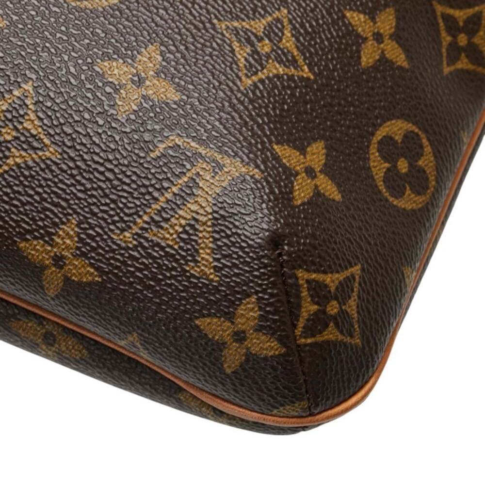 LOUIS VUITTON Brown Monogram Leather Shoulder Bag - Picture 6 of 13